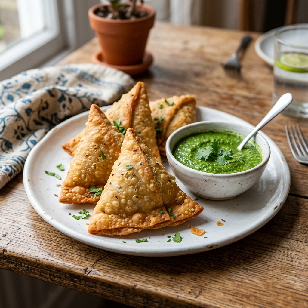 Vegetable Samosa (Rs.17)
